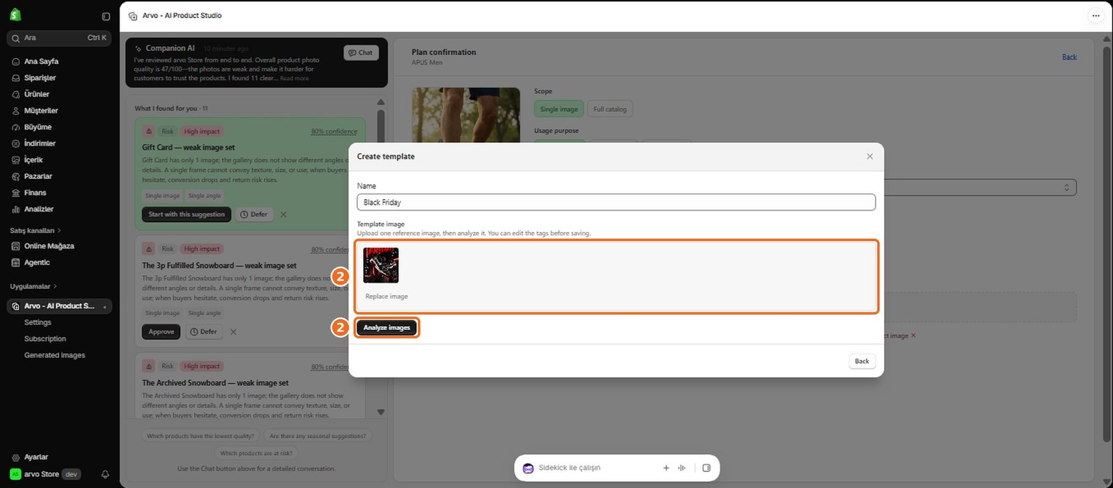How do I create a custom template?  – screenshot