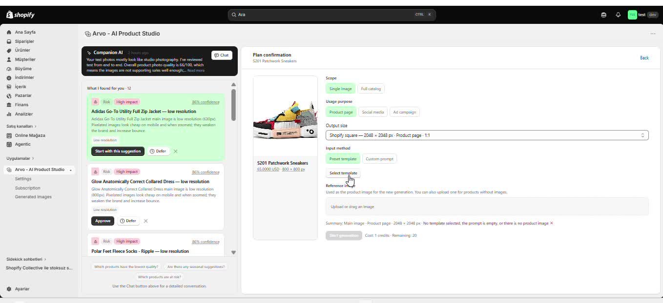 How do I connect my Shopify store?  – screenshot