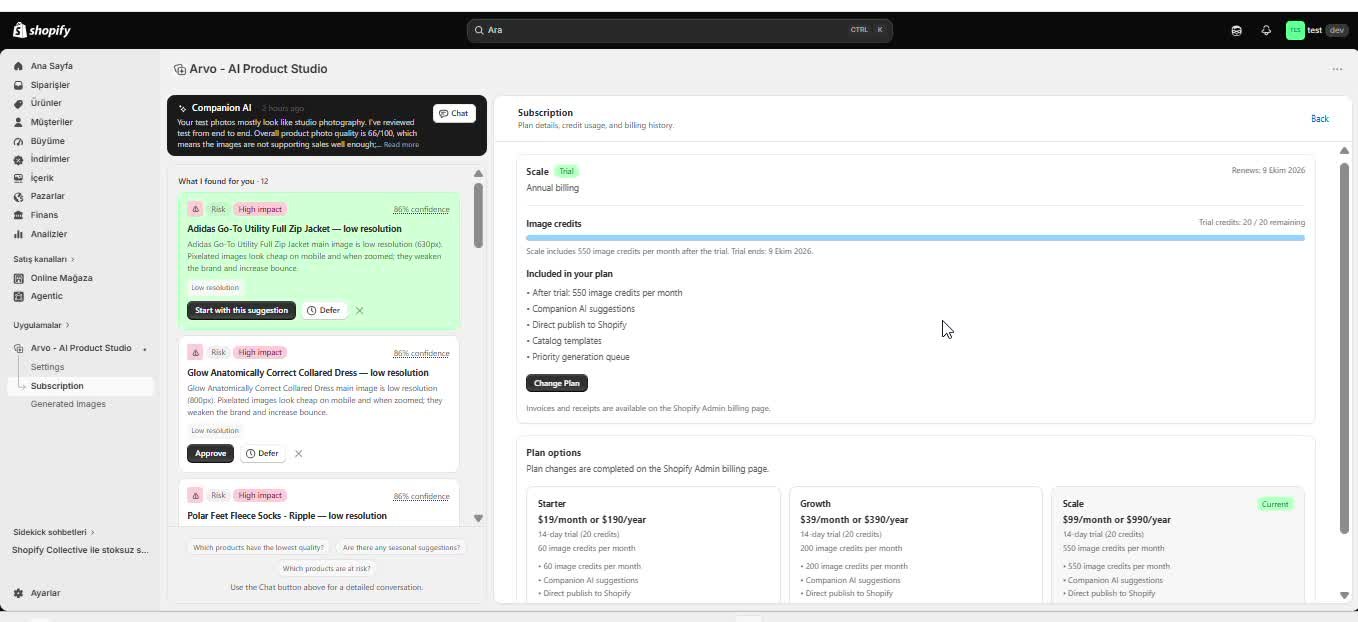 How do I manage my account settings?  – screenshot