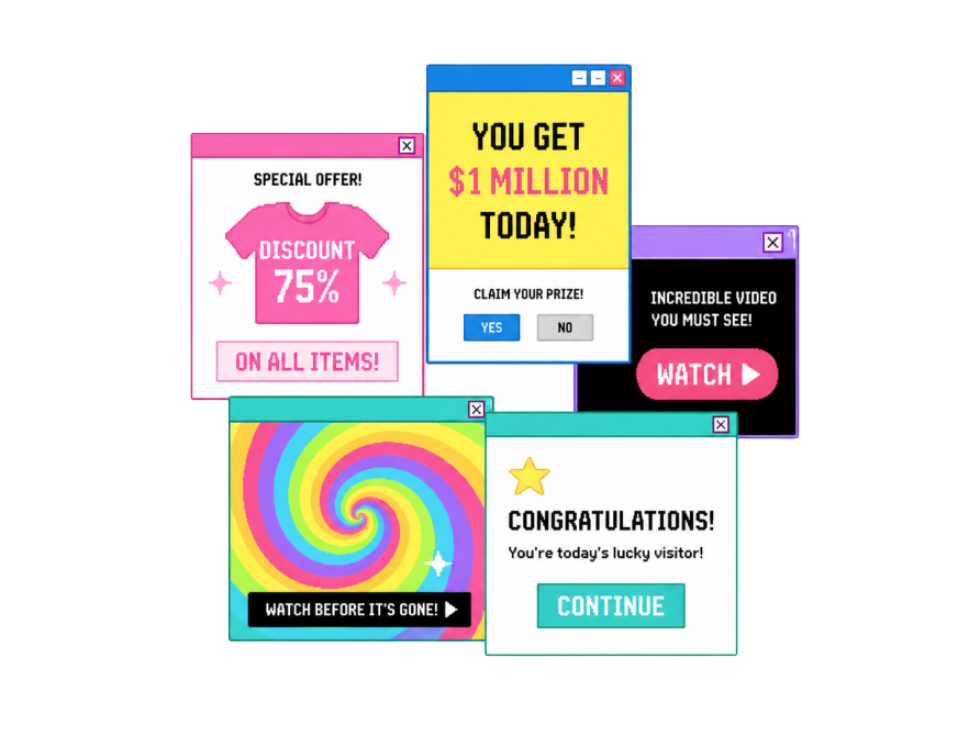 Generic Pop-Ups Fail