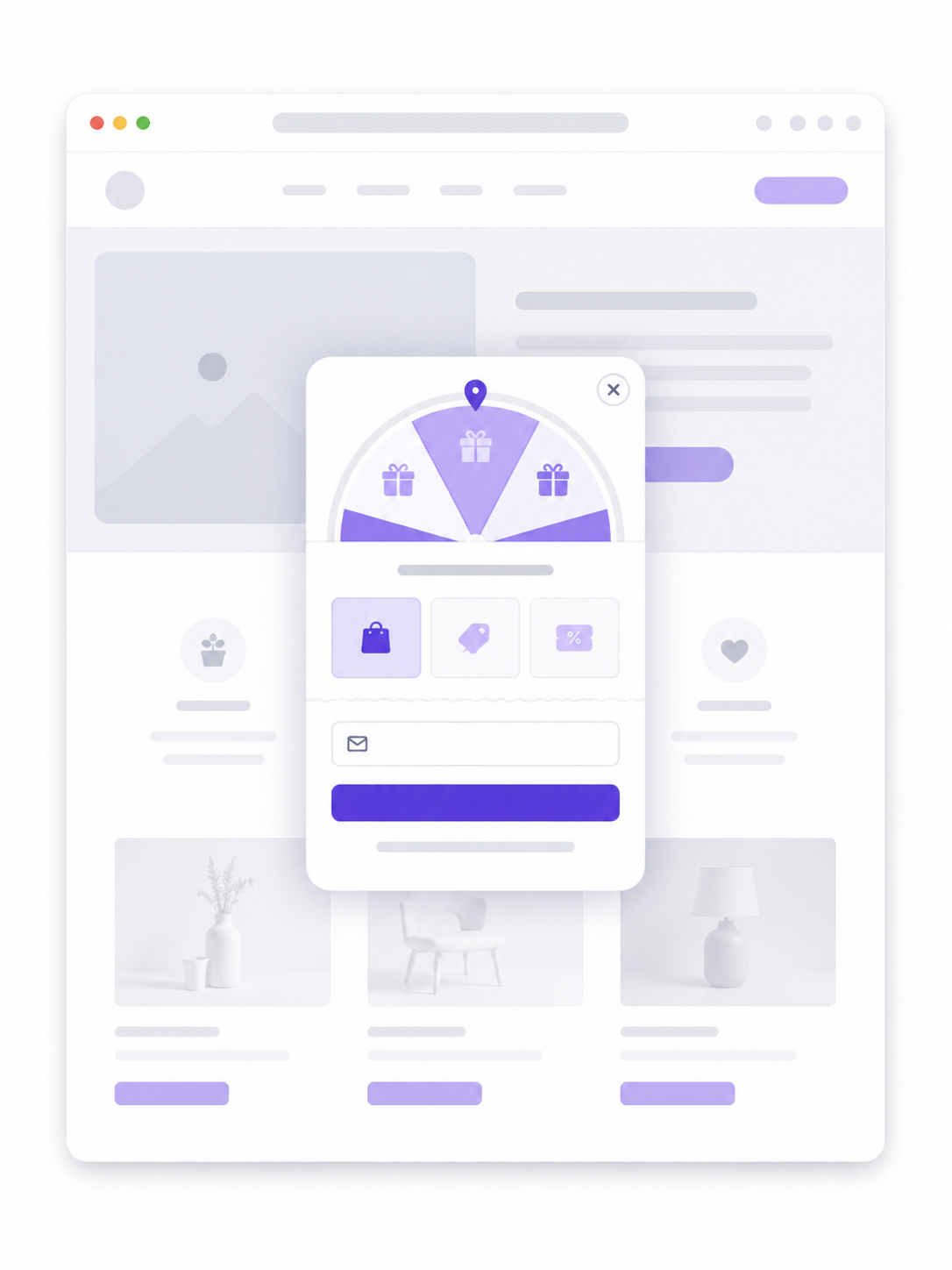 WordPress interactive popup visual